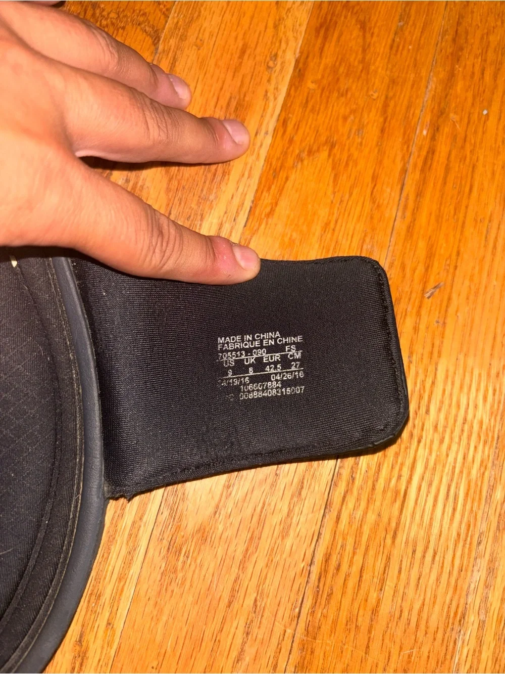 Nike Black Men's Adjustable Slide Sandals
